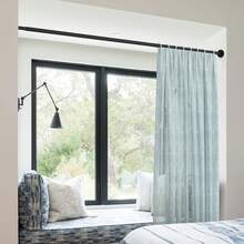 SUNALLY Shower Curtain Rod Adjustable 32-75 Inch, No Drilling No Slip No Rust, Spring Tension Shower Rods Stainless Steel Telescoping Curtain Rod For Bathroom Or Windows - Black-32-61 Inch - View 8