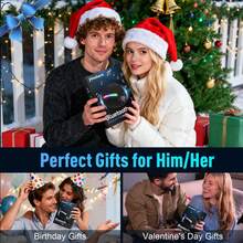 1顶带灯蓝牙针织帽，男女通用，多种可调节照明模式，USB充电LED头灯冬季帽，配有无线耳机，支持免提通话，男女皆宜，适合作为圣诞礼物，冬季保暖帽，可用于滑雪、狩猎、露营、徒步、跑步、钓鱼、遛狗等活动。 - Color Light+Bluetooth - 查看 11