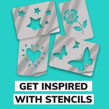 BIC BodyMark Party Pack Temporary Tattoo Marker For Skin, Premium Brush Tip, Gifts For Teens, 4 Count Pack - 白色 - 查看 6