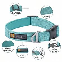 Adjustable Dog Collar And Leash Set, Suitable For Small, Medium And Large Dogs, Heavy Duty Yet Soft And Skin-Friendly - Multicolor - View 3