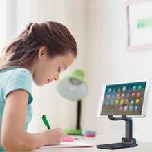 可折叠桌面手机支架，可调节支架，适用于 /iPad 和其他智能手机，便携式平板电脑支架 - 彩色 - 查看 9