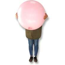 Globo Gigante Latex 36" Pulgadas 90cm Fiesta Decoracion Cumpleaños Graduaciones XV Años Bodas Navidad Hallowen1 Ideal para Inflar con Helio Aire o llenar de Agua 1Pza Plateado - plateado - Ver 5