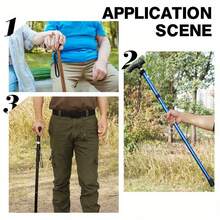 4pcs Thick Nylon Cane Wrist Strap With Metal Accessories And Wrist Cuff - Replacement Cane Cord For Canes, Walkers, Mobility Aids - Suitable For Elderly Use, Cane Accessories - Multicolor - View 3