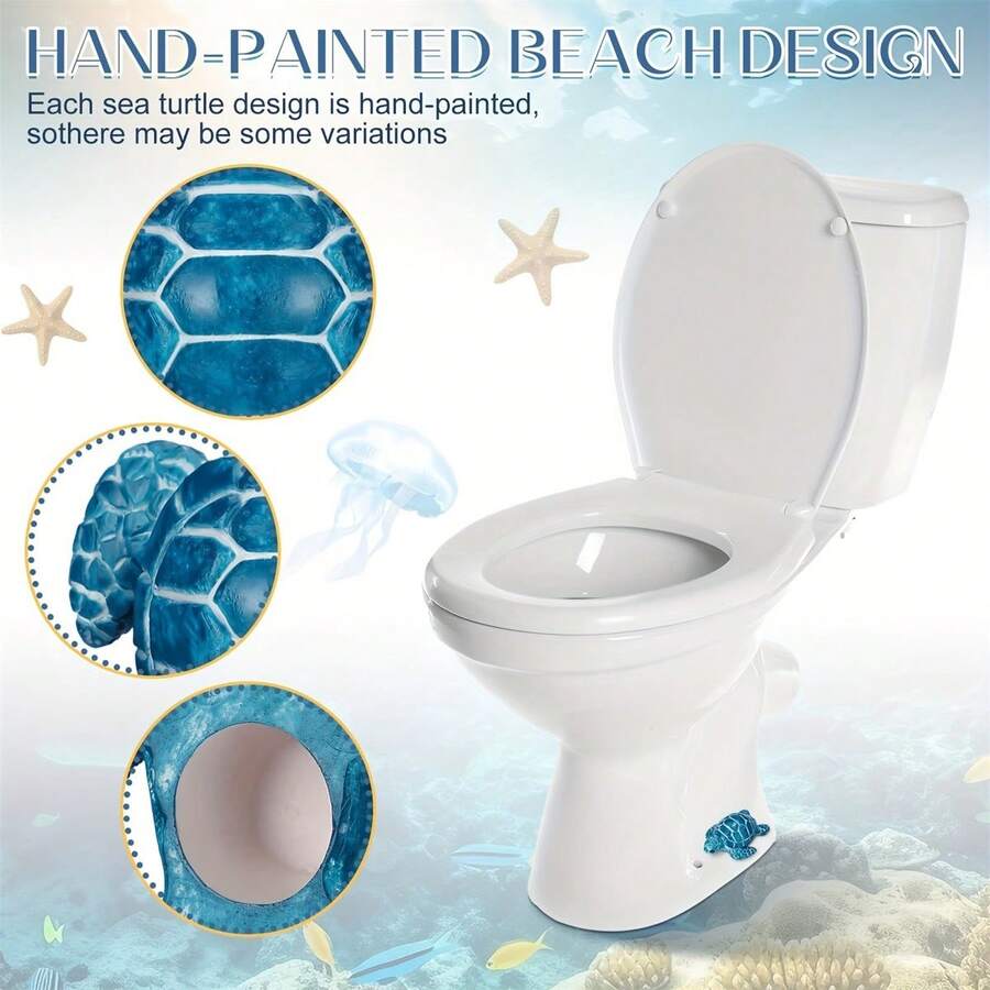 Sea Turtle Toilet Bolt Coversnull