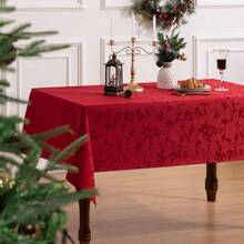 Kitchen Tablecloth - Red + 213.4 X 152.4 cm (Rectangular) - View 7