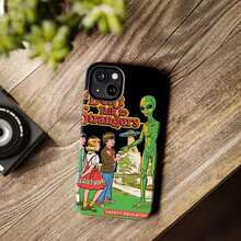 1 Pcs Alien, Retro, Interaction Phone Case, Suitable For 17 Pro Max/17 Air/ 16 Pro MAX/15 Pro Max/14 Pro/13 Pro/12/11, Personalized Phone Case For Men And Women,They Are Excellent Gifts For Girlfriends, Boyfriends And Family Members For Christmas And Halloween. - 黑色 - 查看 4