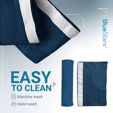 - Juego de 4 fundas para manijas de puerta de refrigerador, mantiene tus electrodomsticos limpios de manchas, goteos, manchas de alimentos, aceite, protector de decoracin para nevera, - Protección completa + Azul - Ver 7