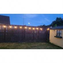 100ft Outdoor String Lights Waterproof Patio Lights Shatterproof LED Outside Globes UL Listed Exterior And Indoor Lighting Ideal For Backyard Decor Bistro Ambiance Party Lighting Garden Events Outdoor Dining And Seasonal Celebrations - màu đen - Xem 7