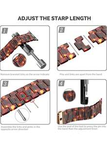 1PC Fashion PC Plastic Watch Band Compatible With IWatch 38mm 40mm 41mm 42mm 44mm 45mm 46mm 49mm,Modern Textured Watch Strap Compatible With Apple Watch Series Ultra 3/2/1 11 10 9 8 7 SE3 6 5 4 3 2 1,Stylish Watch Accessories For Women,Casual Slim Watchbands Compatible With Apple Watch Bands