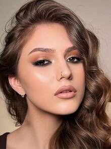 低过敏性双色医用不锈钢鼻环耳环套装 - 提供 6/8/10/12 毫米四种尺寸，适用于鼻部、唇部和耳软骨穿孔。非常适合女性日常佩戴，促进伤口愈合，专为新穿孔设计。无针设计减少刺激，即使睡觉时佩戴也舒适。 - 圓-如圖所示 - 查看 11