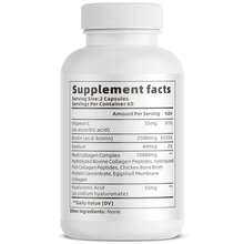 VIVONU Píldoras de colágeno compuestas para hombres y mujeres, 60 cápsulas tipo i, ii, iii, v, X | péptidos hidrolizados que contienen biotina, ácido hialurónico y complejos de vitamina C liposolubles | no modificados genéticamente, sin rellenos - 2 botellas - Ver 8