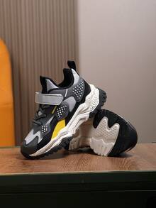 Dziecięce, jesienno-zimowe, niskie, sportowe buty do wędrówek na świeżym powietrzu, antypoślizgowe, trwałe podeszwy, modny kolorowy design, regulowane zapięcie na rzepy, łatwe zakładanie i zdejmowanie, odpowiednie do noszenia na co dzień i na wędrówki