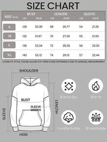 Mens Vintage American Style Black Zip Up Hoodies Distressed Creativity Pattern Print Hoodies Winter Essentials Street Style Casual Hoodies With Pockets - màu đen - Xem 4