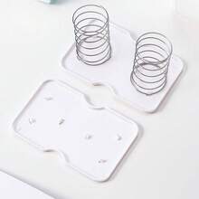 3/2/1pcs Automatic Pop-Up Paper Towel Holder Stand, Durable High Elasticity Self-Rising Paper Towel Dispenser, Smooth Spring-Driven Paper Towel Organizer, Essential Bathroom Accessory, Convenient Design Easy To Use - Multicolor - View 4
