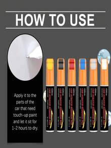 Multi-Color Car Scratch Repair Paint Pens, Car Paint Scratch Repair And Maintenance Touch Up Pens