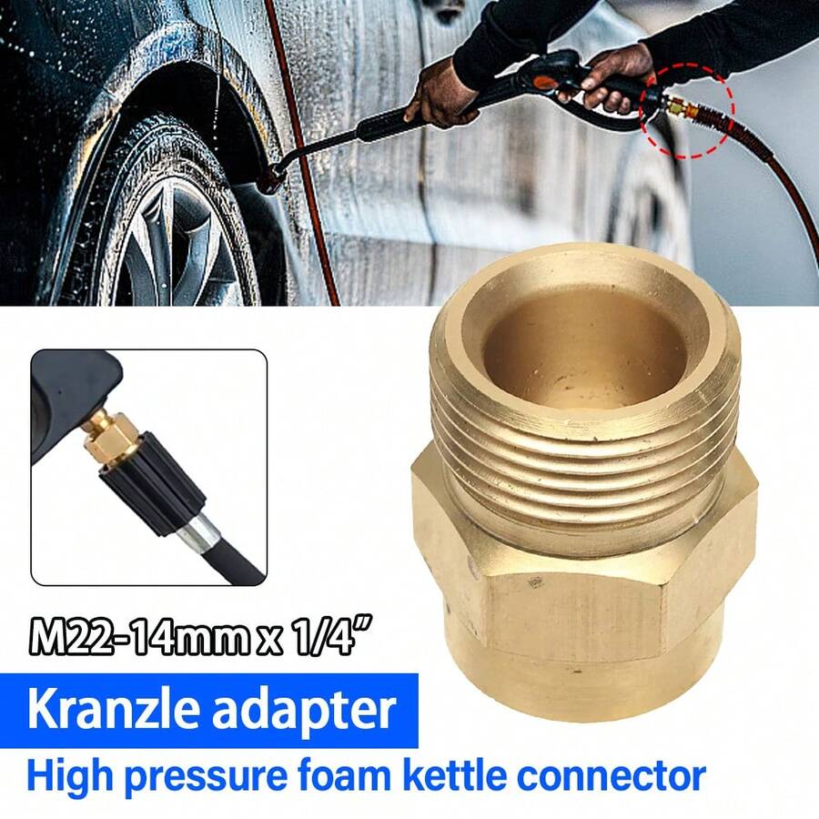 M22 X 1/4" NPT Female Plug Pressure Washer For-Karcher Style Adapter For Garden Pumps Hose Reels Bal Valves Quick Connection