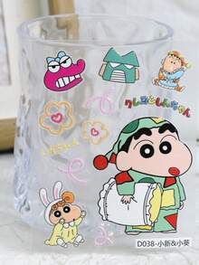 New Crayon Shin-Chan Cartoon Cute Embossed Stickers, Waterproof Embossed Stickers For Decorating Mobile Phones, Tablets, Hand Accounts And Water Cups