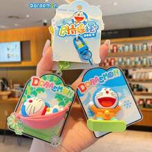 1pc Genuine Animation Peripheral Robot Cat Doll Creative Key Chain Pendant Cartoon Schoolbag Pendant Gift, Christmas, Christmas Sock Filler, Christmas Gift, Christmas, Christmas Decorations - Multicolor - View 1