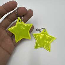 高可见度反光星星挂件 - 多用途，可作学生背包挂件、简约可爱配饰、ins风女孩包包装饰、流行小物、宠物挂件 - 彩色 - 查看 12