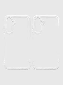 2pcs Clear Phone Case Compatible With Iphone&Galaxy - Clear - View 32
