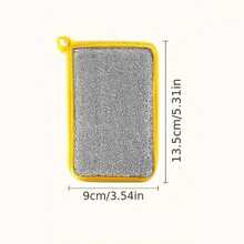 10片装，厨房洗碗海绵，不伤锅刷，家用双面清洁海绵，百洁布，厨房擦洗海绵，清洁用品，清洁工具，圣诞用品 - 彩色 - 查看 10