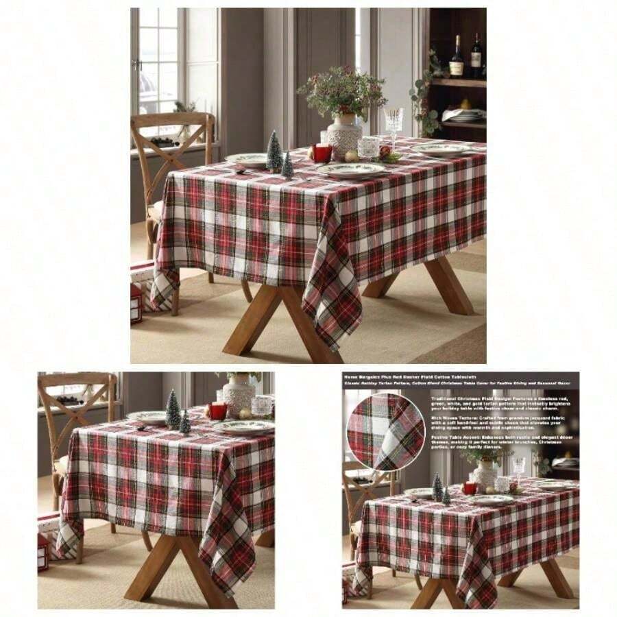 Kitchen Tablecloth - 84" X 60" (Rectangular) + Multicolor - View 1