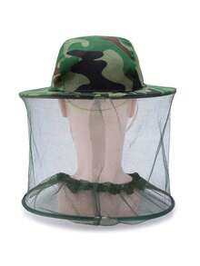 1顶夏季防蚊网帽，迷彩防晒帽，男女通用 - 彩色 - 查看 8