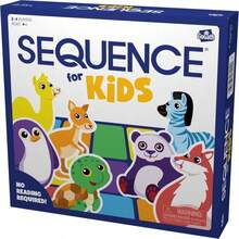 SEQUENCE For Kids -- The 'No Reading Required' Strategy Game By Jax And Goliath, Multi Color, 11 Inches (2-4 Players) (Packaging May Vary) - 白色 - 查看 7