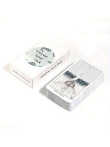 Mystical Moon Oracle 60-Card Deck-Insightful Fortune Telling Cards With Keywords For Guidance On Timing,Life Choices & Relationships,Tarot Cards For Beginners,Funny Party Board Game,Paper Material,Suitable For Teens & Adults 14+ - Multicolor - View 8