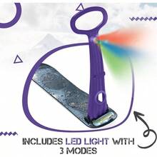 Winter Fun Ski Skate, Foldable Snow Scooter, Ski Skooter, Snow Sled, And Snowboard With U2013 Multi - Purpose Portable Sandboard, Snow Skate, And/ Sled All Ages - Purple - View 5
