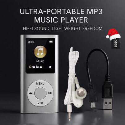 yesido Premium Stylish Multifunctional MP3 Player: Lossless Sound, 1.8 - Inch LCD Screen, Ultra - Slim And Portable