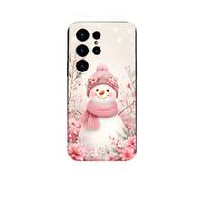 1PC Phone Case ,  Snowman Winter Flowers Pink Scarf , Stylish Phone Case, Phone Decoration, All-around Lens Protection, Creative Small Gift, Funny Gift for Boys and Girls - Schwarz - Übersicht 6