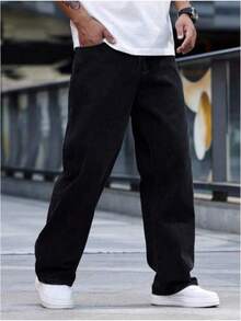 DG XUNLIN MODA Men Jeans - Black - View 2