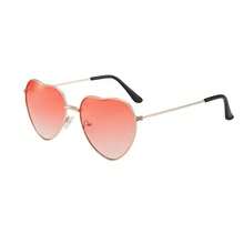 Heart-Shaped Sunglasses, Dark Glasses For Girls And Small Children. - Hồng - Xem 2