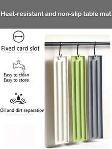 窄型节省空间厨房收纳架，带耐热防滑垫 | 适用于燃气灶/电磁炉，可放置厨具和锅盖 | 易于清洁的碗碟晾干架，家用和商用皆宜 | 耐用塑料材质，收纳好帮手 - 彩色 - 查看 6