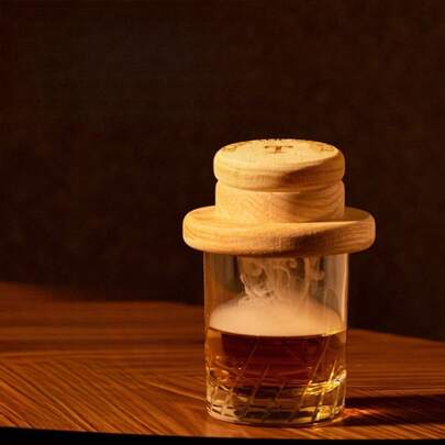 グラストップスモーカー 燻製器 ウイスキー スモーカー グラス 燻製 ナッツ グラス タルホリック 桜チップ付き タルホリック