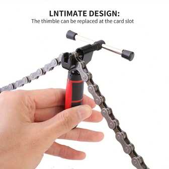 1pc Professional Bicycle Chain Breaker Tool - With Quick Release Lever, Compact Portable Design, Ergonomic Handle For Mountain, Road, BMX, Fixed Gear Bikes - Durable Construction, Suitable For Home, Garage, Workshop Use - Bike Tool For All Riders