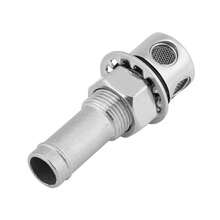 Stainless Steel Marine Boat Straight Fuel Gas Tank Vent With Mounting Gasket Hardware Fitting | Boat Maintenance Must-Have - Practical Gift For Boat Owners On Father's Day Or Birthday - Multicolor - View 3