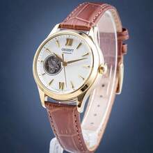 Orient Ladies' Mechanical Watch, Classic Watch Series RA-AG0024S10B Wristwatch, White Dial, Stainless Steel Material, Business, Daily Wear - White - View 2