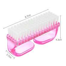 NewTriko Set de 4 Cepillo para Limpiar Uñas Cepillo para Limpieza de Uñas con Agarre de Mango Cómodo Limpiador de Uñas de Mano Manicure y Pedicure Kit de Limpieza para Dedos de los Pies y Uñas - como en la foto - Ver 7