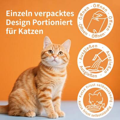  PC Petclear Nassfutter für Katzen mit Huhn & Rind - Feuchtes Katzenfutter in 2 Geschmacksrichtungen, hoher Proteingehalt, ohne künstliche Konservierungsstoffe, Proteinreich,  reich an Proteinen (≥7%), mit Taurin, für ausgewachsene Katzen und Kitten,Zartes Fleisch in Sauce, unwiderstehlicher Geschmack mit Huhn und Rind, leicht verdaulich