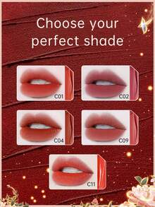 CATKIN Labial líquido mate, para mujeres, alto poder de color, resistente al agua y de larga duración, hidratante y suave, acabado aterciopelado, tono C09 Milk Tea - C09 Té con leche - Ver 7
