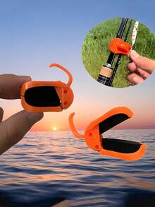 2pcs Multi-Functional Fishing Rod Holder - Portable, Highly Flexible, And Durable, Suitable For Beach Use Or Wall Mounting, With Shock-Absorbing Design And Ground-Mounting. Fishing Rod Holder Storage, Fishing Rod Holder, Self-Setting Fishing Rod Holder, Fishing Accessories And Equipment, Boat Rod Holder, Two Pieces Fishing Rod Clip Set, Fishing Rod Pad, Boat Rod Holder, Horizontal Fishing Rod Holder, Fishing Rod Clamp.