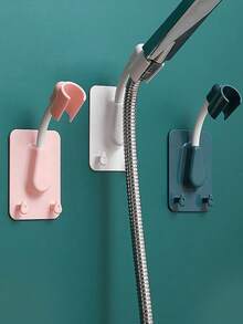 1个免钻孔淋浴喷头支架，自粘式可旋转淋浴喷头支架，可调节淋浴喷头支架 - 彩色 - 查看 7