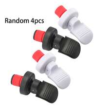 4pcs Wine And Beer Bottle Stoppers, Durable Bar Style Hand Press Sealing Bottle Caps, Suitable For Champagne & Sparkling Wine, Leak-Proof And Preserving, Bottle Stoppers, Champagne Stoppers, Streamlined Design, High-Quality Sealing, Party Host - Multicolor - View 9