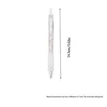 6pcs Ditsy Floral Pattern Push-Button Ballpoint Pens, High-Quality Quick-Drying Black Ink Pens, Smooth Writing For Studying, Student Stationery Supplies, Student Prizes & Gifts - Multicolor - View 4