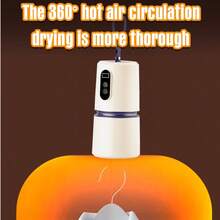 This Plug-In Mini Dryer Is A Small, Portable Home Clothes Dryer, Perfect For Travel And Dorm Use. It's Suitable For Drying Baby Clothes, Underwear, And More! Portable Laundry Gadget, A Dorm Essential, Compact Design, Lightweight Appliance, Easy To Carry, Efficient Drying, Ideal For University Students And Travelers. - Xem 7