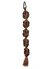 20 Inch Ponytail Synthetic Wigs Female Bubble Braid Natural Twist Braid Tie-Up Lantern Braid Suitable For Women's Daily Wear And Gatherings - Multicolor - View 15