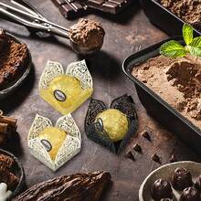 25pcs/10pcs Laser Cut Chocolate Paper Lace Boxes, Suitable For Eid Mubarak, Wedding, Party, Ramadan Festival, Arab Festivals, Islamic Festivals - Multicolor - View 6