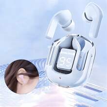 T2 Tws Wireless Transparent Headphones Bluetooth Headset ENC Power Digital Display Stereo Sound Earphones For All Smartphones - Multicolor - View 6